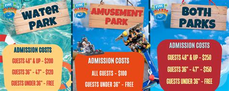 Pricing – Five Islands Park.
